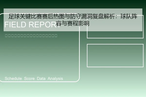 足球关键比赛赛后热图与防守漏洞复盘解析：球队阵容与赛程影响